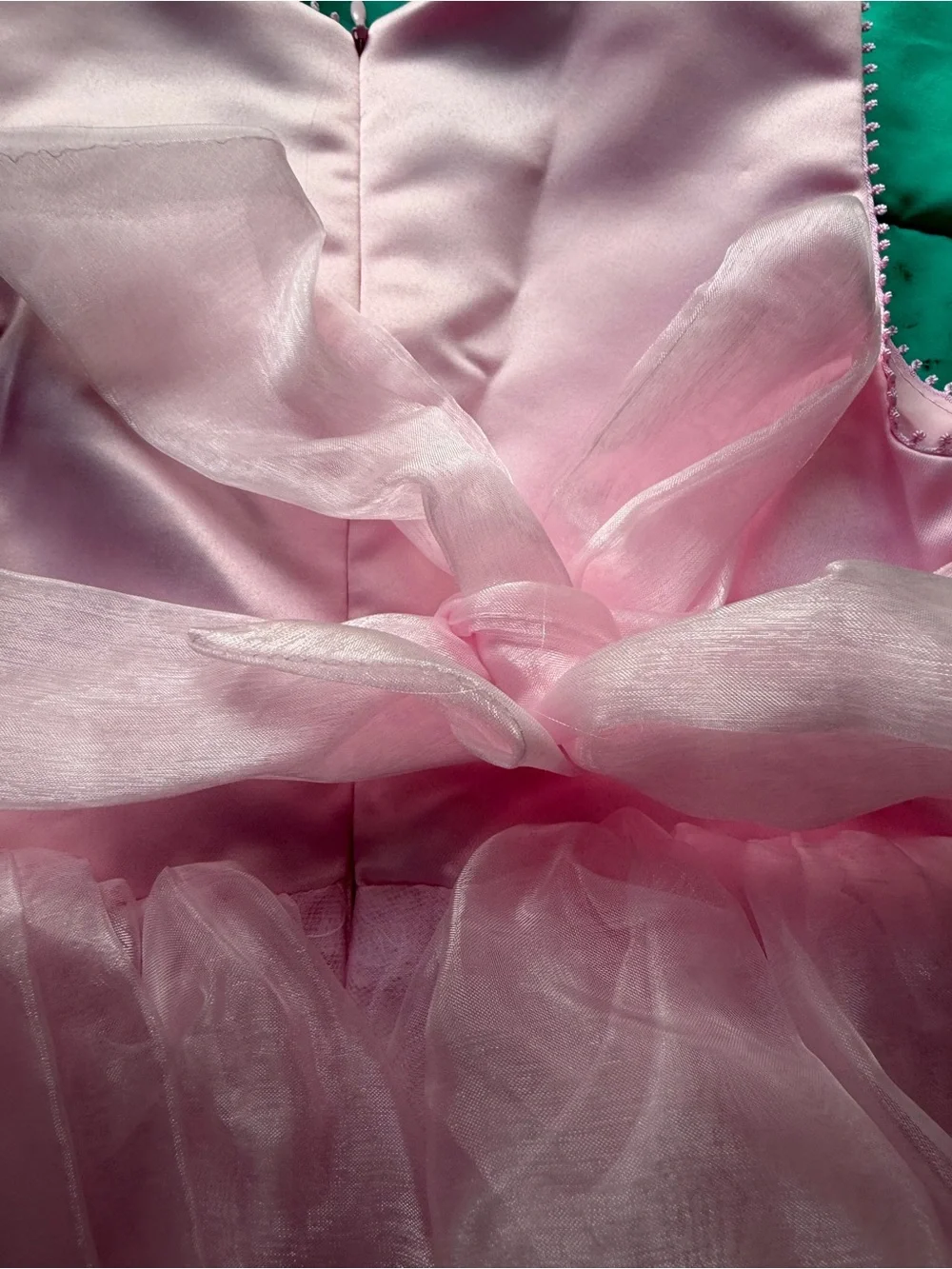 The Children's Place Light Pink Tulle Flower Waist Dress